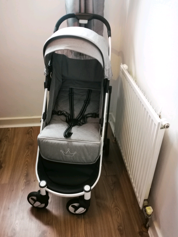 allis plume pushchair grey